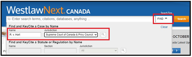 The easiest ways to do a court case lookup on westlaw Westlaw Canada